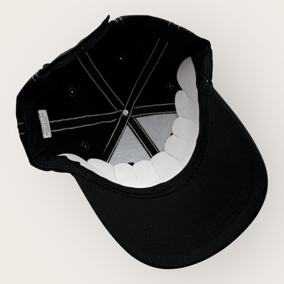 Yamaha Grizzly Rhino Black Adjustable Baseball Cap Hat 100% Cotton Mens - Picture 5 of 6